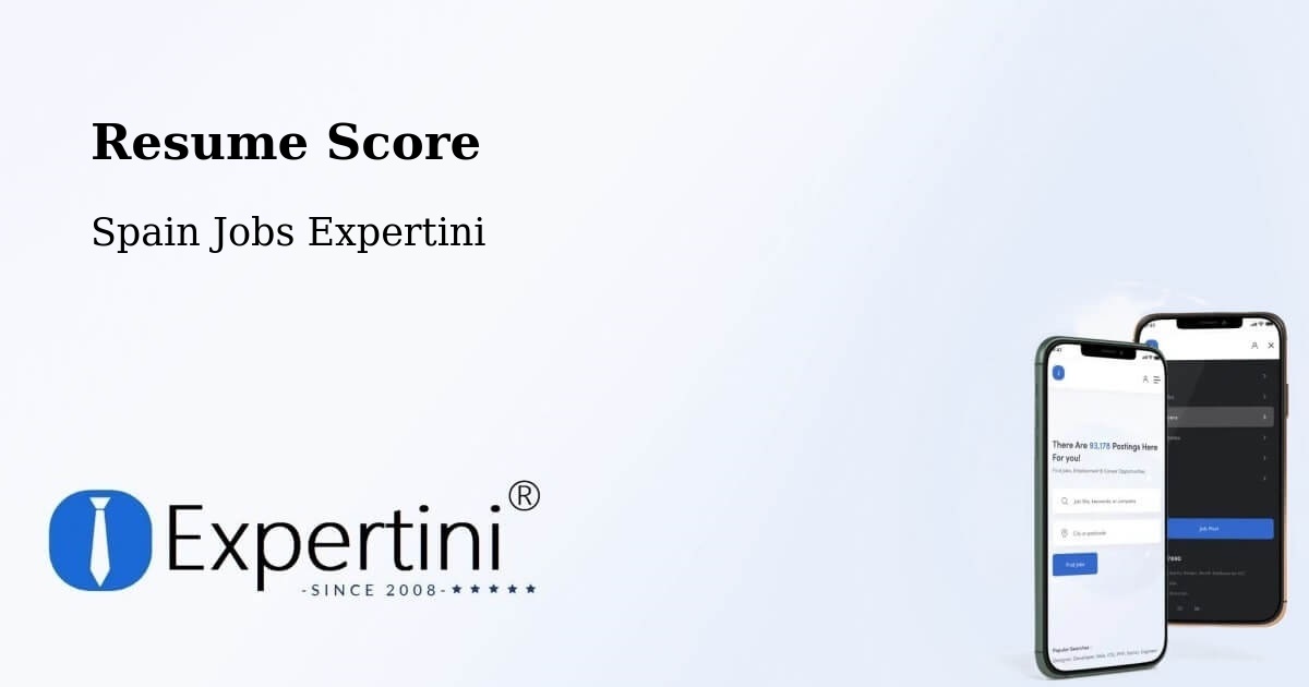 Resume Score & Job Description Match Tool – Abrera - Spain Jobs Expertini